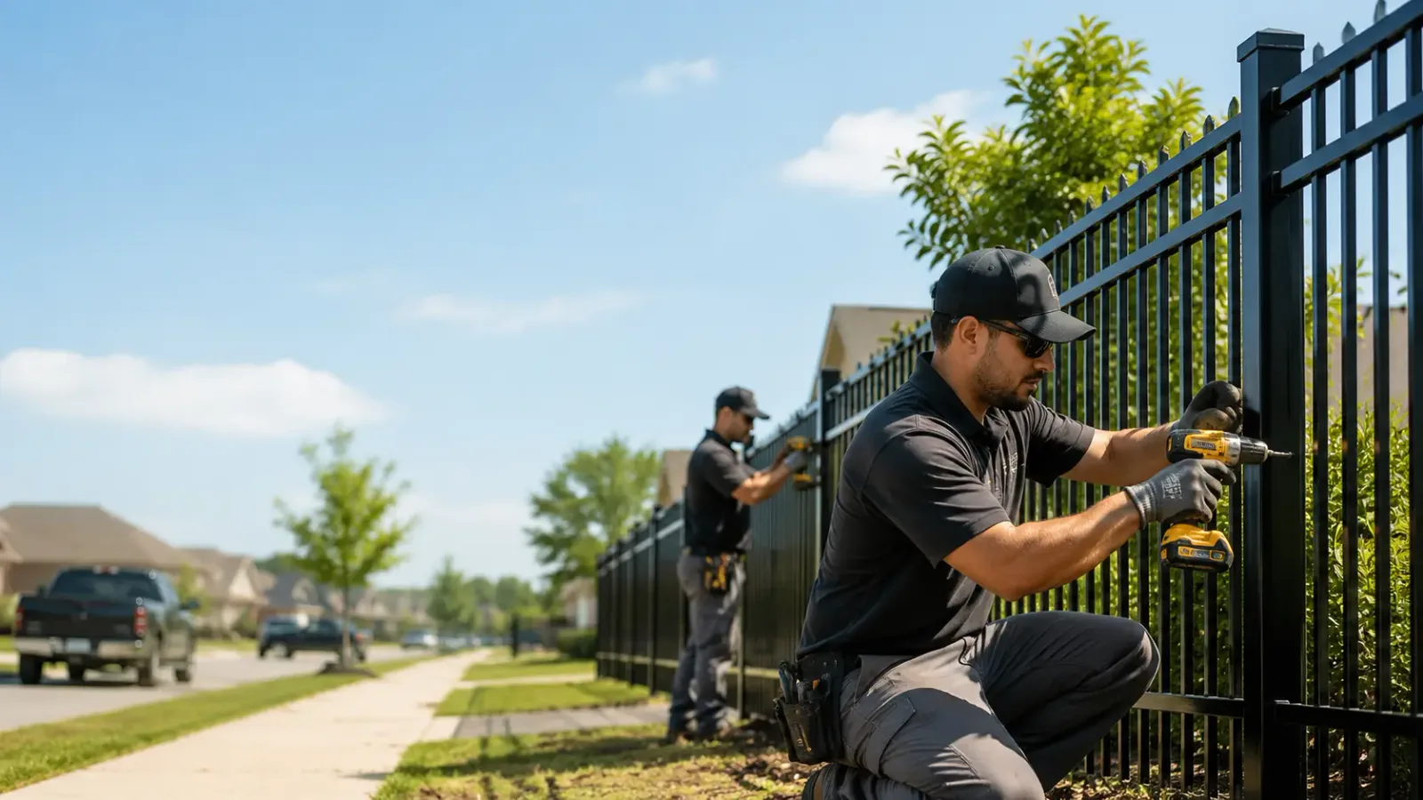 Metal Fence Installation in Violet Hill, AR